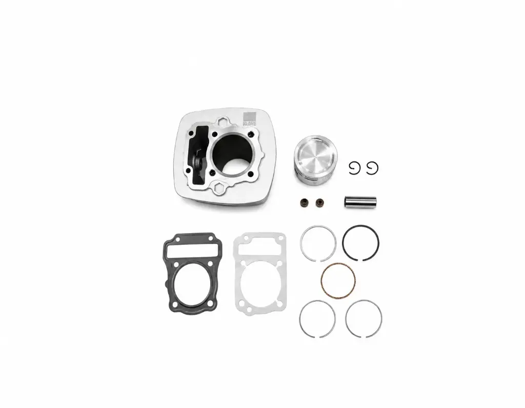 CILINDRO KIT - CB1 125 - ( D: 52.40mm - H: 91.70mm - P: 12mm - PISTON CONCAVO ) - COLOR PLATA