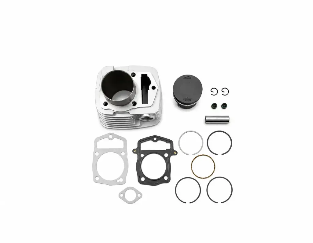 CILINDRO KIT - CB250 / SKR250S / FACTORY AK47 - T4 - ( D: 65.50mm - H: 107mm - P: 15mm - PISTON PLANO ) - COLOR GRIS