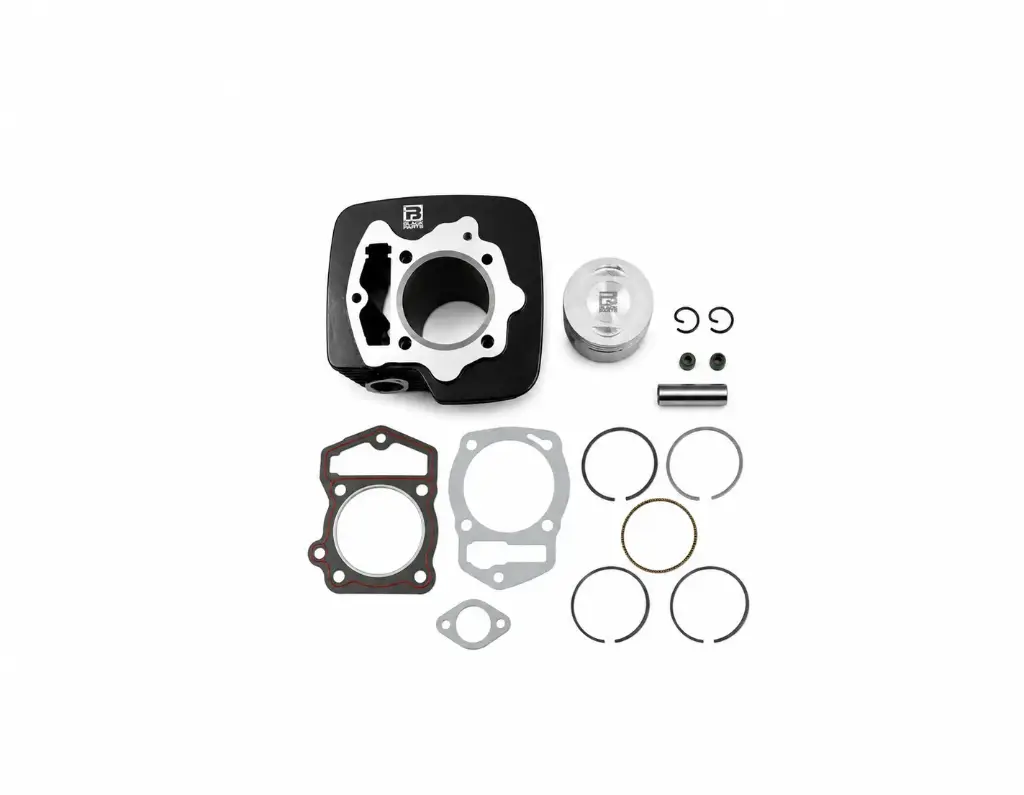 CILINDRO KIT - CB250 - 232CC - ( D: 69mm - H: 108.10mm - P: 17mm - PISTON PLANO - REFRIGARACION DE ACEITE ) - COLOR NEGRO