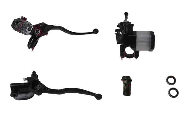 BOMBA DE FRENO DELANTERA  GN125 2012 / GN150 (NEGRO MATE)