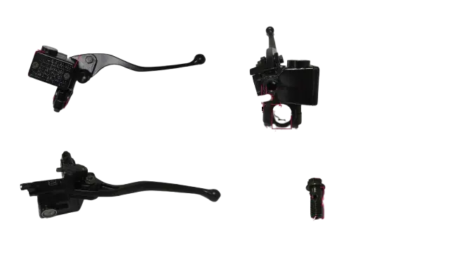 BOMBA DE FRENO DELANTERA GY200/CG200 ( NEGRO MATE )