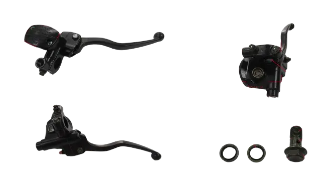 BOMBA DE FRENO DELANTERA DY250 SCORPION 2020 (NEGRO BRILLANTE )