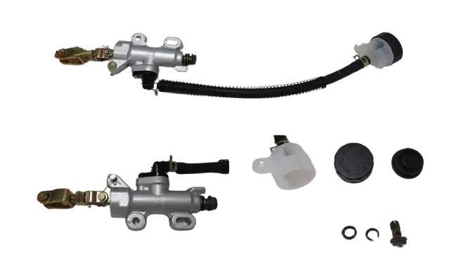 BOMBA DE FRENO POSTERIOR GY200 (PLATEADA - LIE: 40 mm)