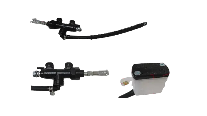 BOMBA DE FRENO POSTERIOR  DY200 WOLF 2018-2019 (NEGRA )