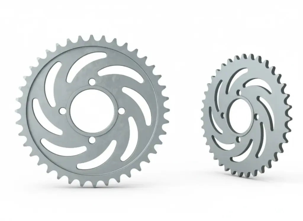 CATALINA ACERO 1045 - R. ZINC 428 35T - 4H - ØINT: 52 mm -AX100