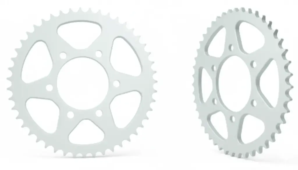 CATALINA ACERO 1045 - R. ZINC 428 45T - 6H - ØINT: 64 mm - 	QM200GY