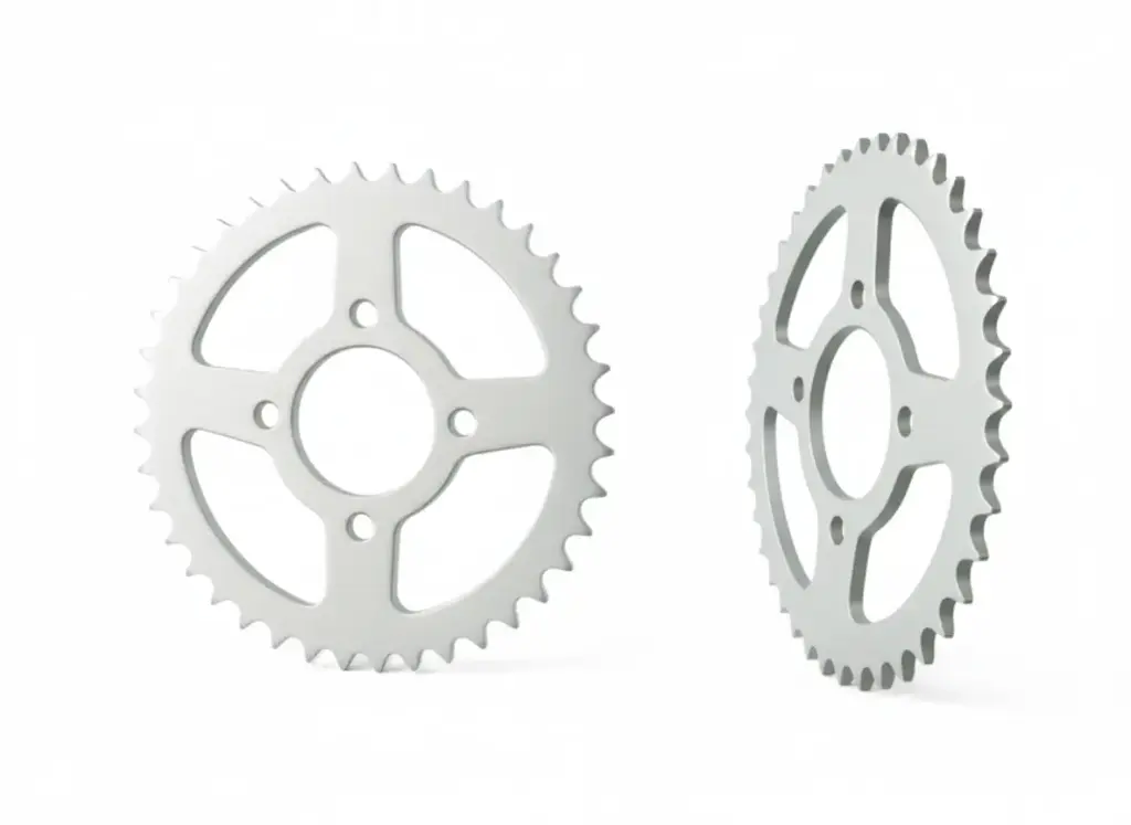 CATALINA ACERO 1045 - R. ZINC  428 45T - 4H - ØINT: 58 mm - 	GIXXER