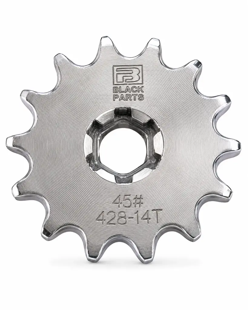 PIÑON - AX100 - 428H - 14T - 6,20mm - R. ZINC