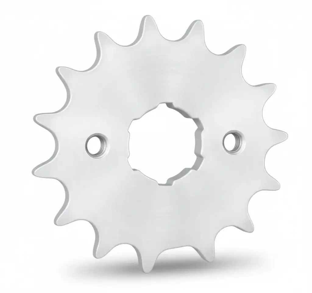 PIÑON MOTRIZ ACERO 1045 - R. ZINC 428H 15T - 6,20mm  - AX100