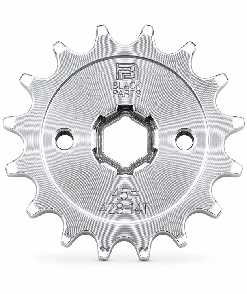 PIÑON - XY125-30A - 428H - 14T - 2H - 4,60mm - R. ZINC 