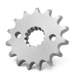 PIÑON MOTRIZ  ACERO 1045 - R. ZINC  428 15T - 2 HUECOS - 5,20mm - NXR125BROS