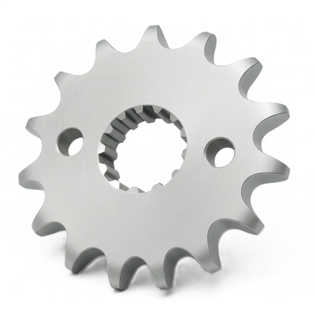 PIÑON MOTRIZ ACERO 1045 - R. ZINC 428H 16T - 2 HUECOS - 5,20mm - NXR125BROS