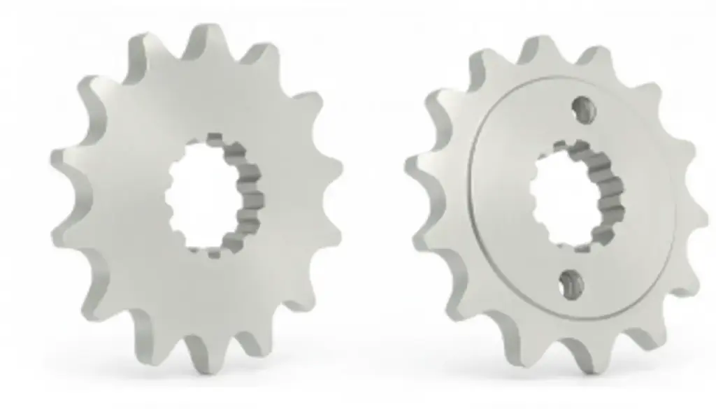 PIÑON MOTRIZ ACERO 1045 - R. ZINC  520 13T - 2 HUECOS - 5,20mm - XL200