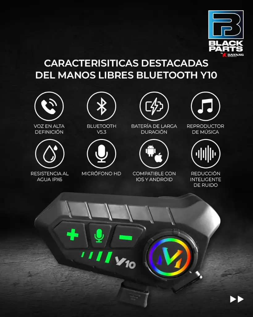 BLUETOOTH PARA CASCO UNIVERSAL