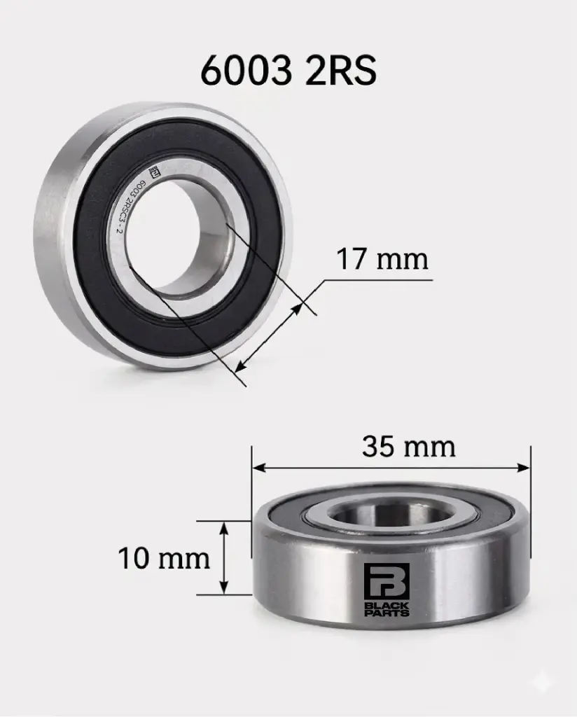 RODAMIENTO 6003 2RSC3 - 2 TP