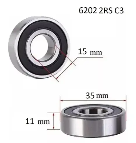 RODAMIENTO 6202 2RSC3