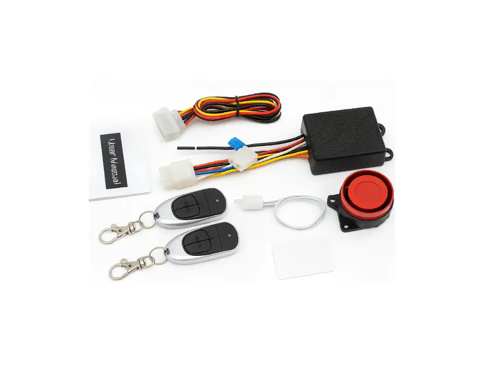 ALARMA PARA MOTOCICLETA BUNKER - CON SIRENA INCLUIDA.