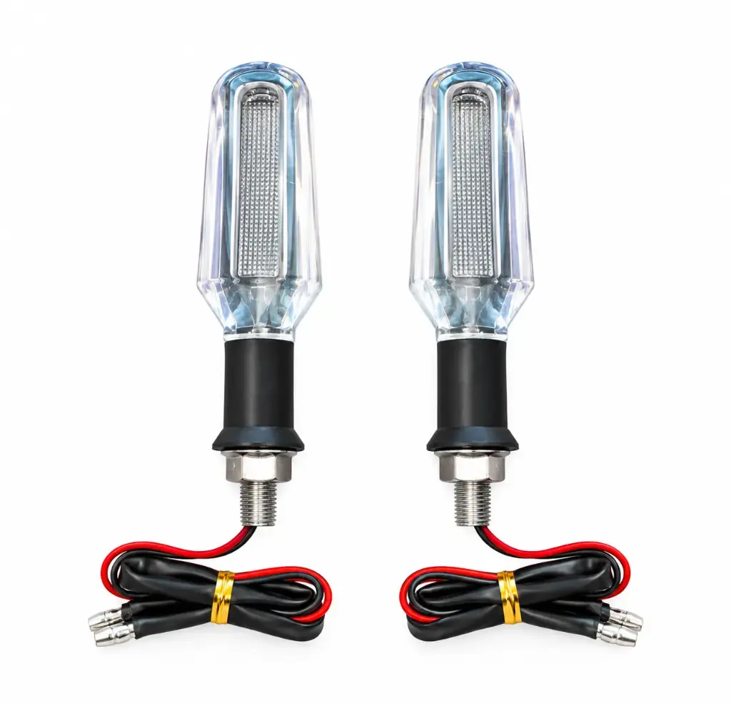 DIRECCIONAL LED - UNIVERSAL - LUNA TRANSPARENTE - ( LUZ AMARILLA )