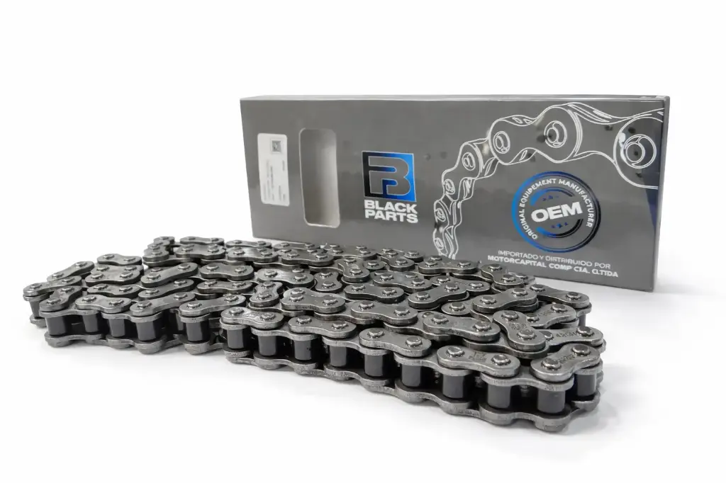 CADENA GRIS – REFORZADA – O-RING 428HO – 132 ESLABONES 