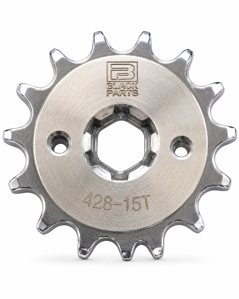 PIÑON - CG125 / CG200 - 428H -15T - 2H - CARBONO