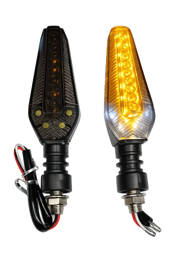 GUIA DIRECCIONAL LED CORREDIZA AMARILLO - BLANCO