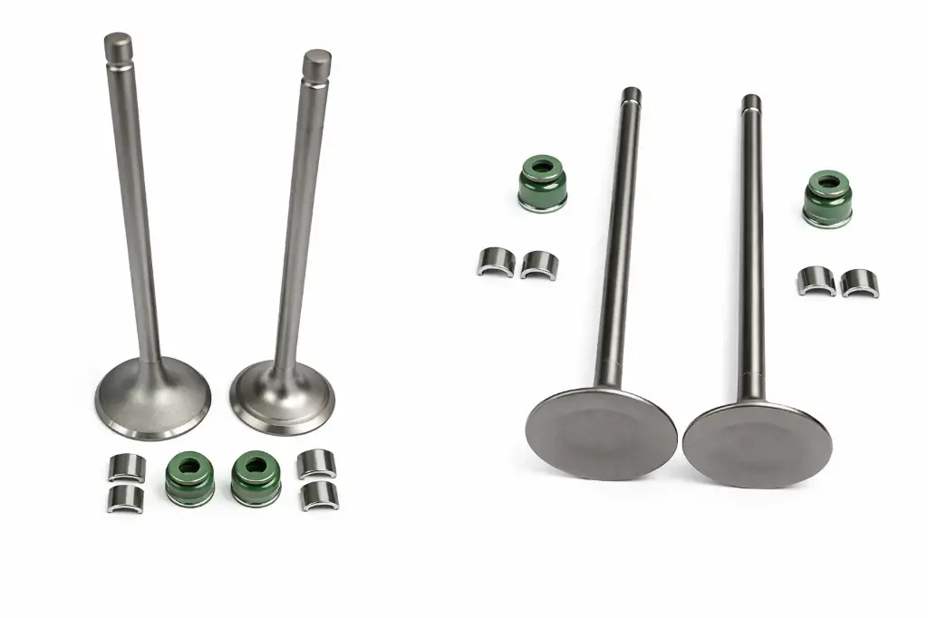 VALVULA COMPLETO CG250 CORTO  