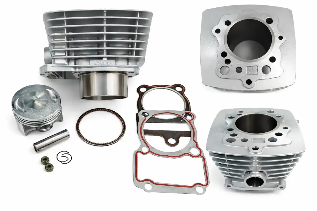 CILINDRO CG250 - COLOR PLATA - Ø PISTON= 67mm - PIN=16mm (TUNDRA RAPTOR 250cc / M1R250)