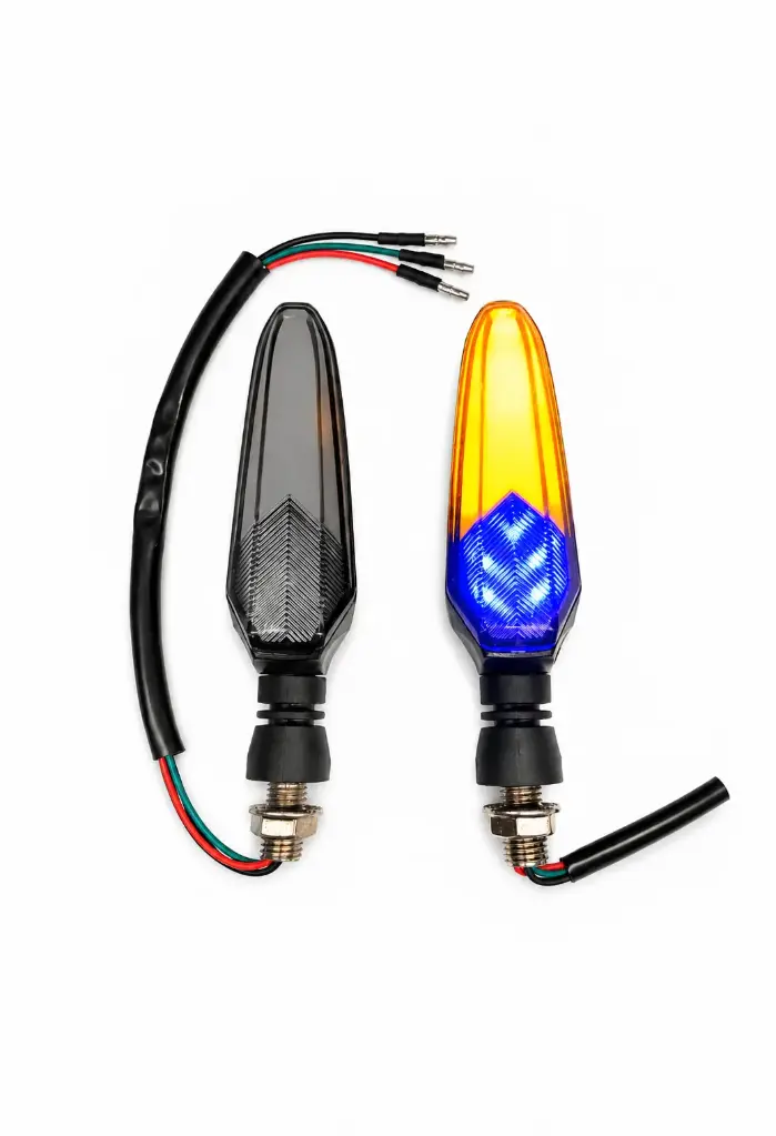 DIRECCIONAL LED - UNIVERSAL - ( LUZ AMARILLA - AZUL )