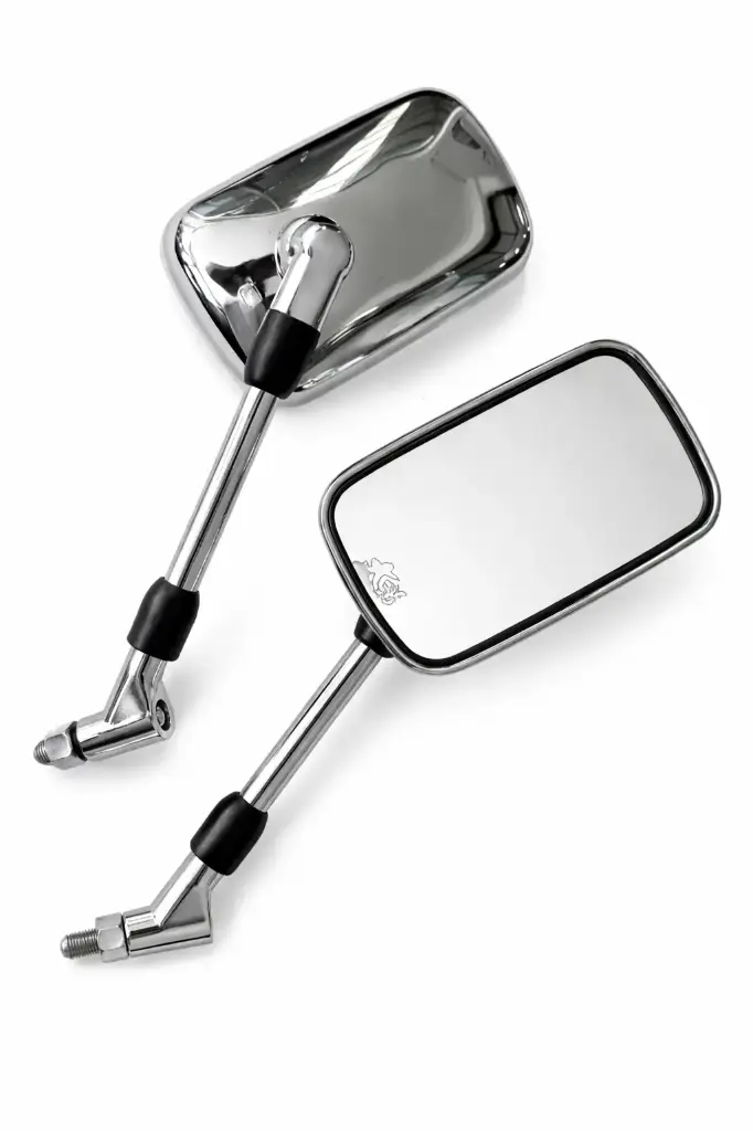 ESPEJO RETROVISOR UNIVERSAL CROMADO