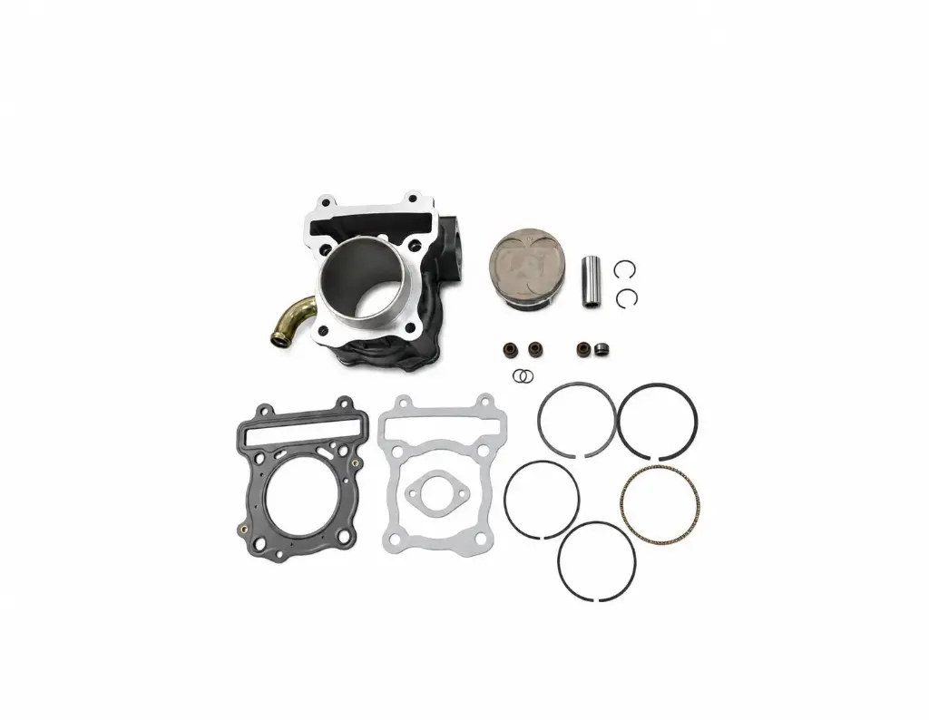 CILINDRO KIT - BENELLI 180cc - ( D: 64.08mm - H: 89.30mm - P: 16mm - PISTON CONCAVO ) - COLOR GRIS