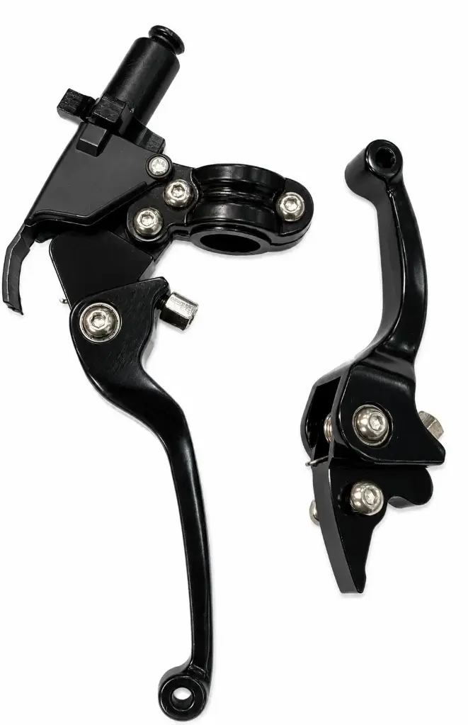 MANIGUETA DE FRENO Y EMBRAGUE ALUMINIO NEGRO