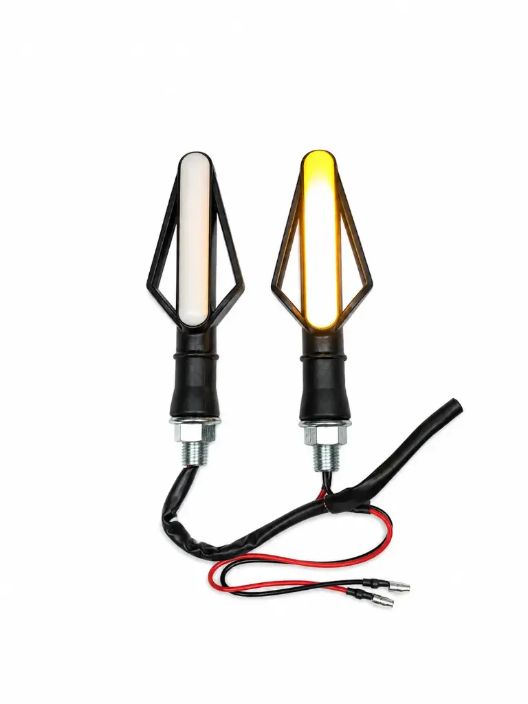 DIRECCIONAL LED - UNIVERSAL - FLEXIBLE - ( LUZ AMARILLA - LUNA BLANCA )