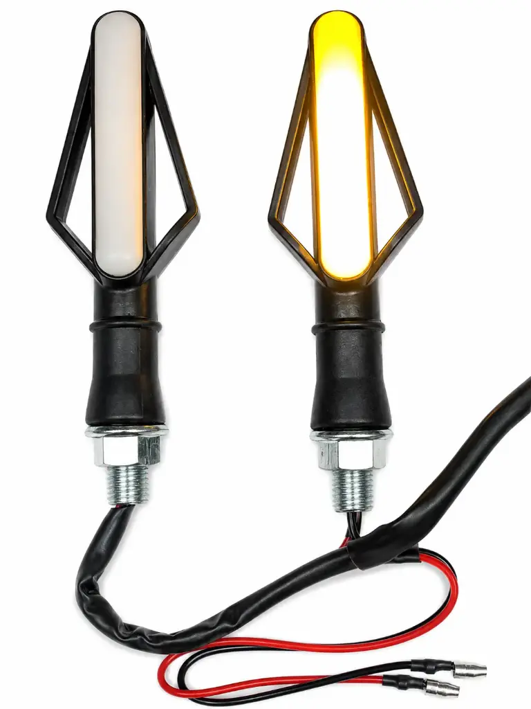 GUIA DIRECCIONAL LED UNIVERSAL LUZ AMARILLA / FLEXIBLE - LUNA BLANCA