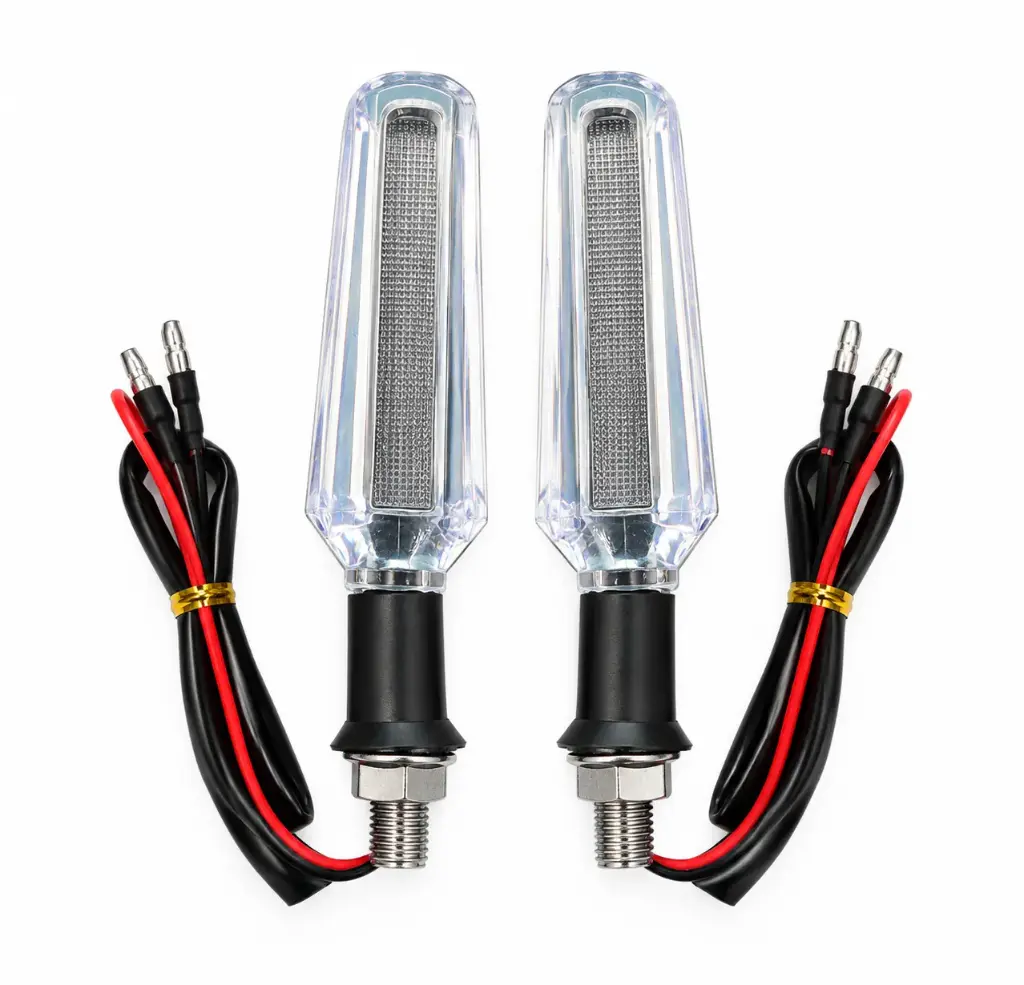 DIRECCIONAL LED - UNIVERSAL - TIPO CRISTAL - ( LUZ AMARILLA )