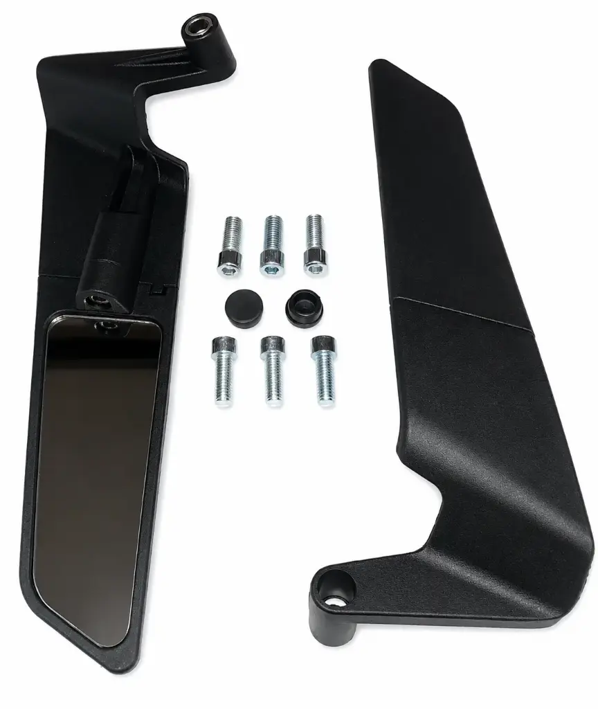 ESPEJO RETROVISOR GRANDE TIPO ALERON  LS-012