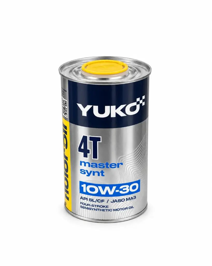 YUKO - ACEITE MASTER SYNT - 4T - 10W30 - (0,6L)