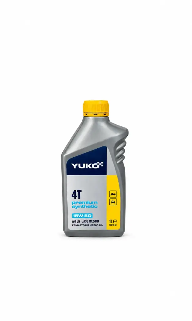 YUKO - ACEITE PREMIUM SYNTHETIC - 4T - 15W50 - (1L)