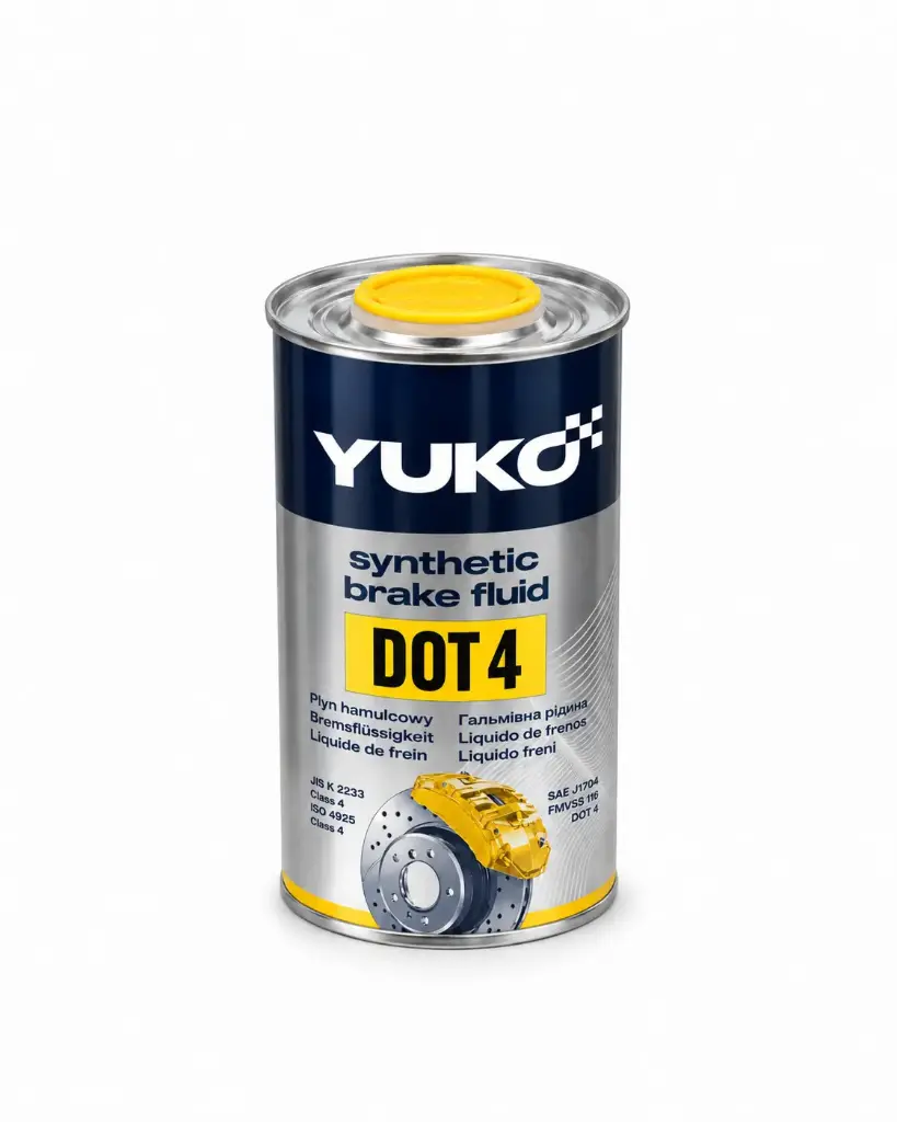 YUKO - LÍQUIDO DE FRENOS - DOT4 - (0,6L)