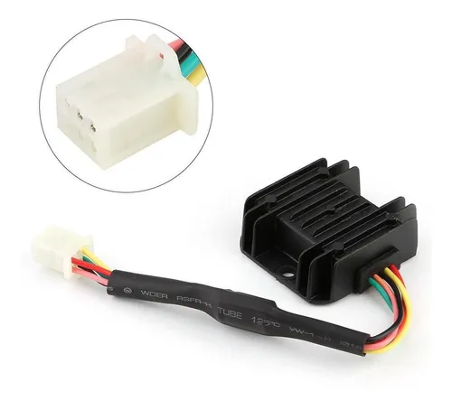 RECTIFICADOR DE CORRIENTE AC/DC CON YODO 4 CABLES - 150cc- 200cc  
