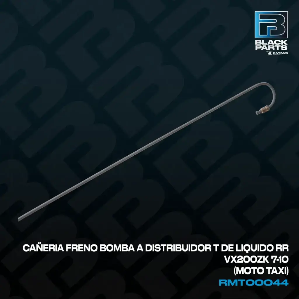 CAÑERIA FRENO BOMBA A DISTRIBUIDOR T DE LIQUIDO RR VX200ZK 7-10
