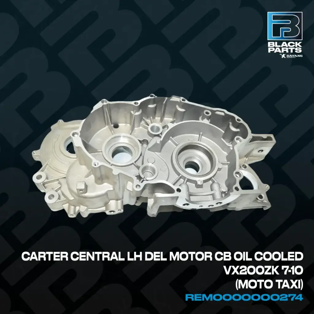 CARTER CENTRAL LH MOTOR  CB200 MOTOTAXI - 205RE - MOTOR.1 - VYCAST 205ZK