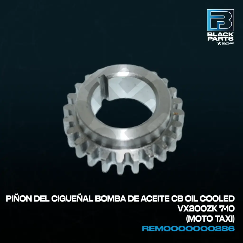 PIÑON DEL CIGUEÑAL BOMBA DE ACEITE CB200 OIL COOLED VX200ZK 7-10