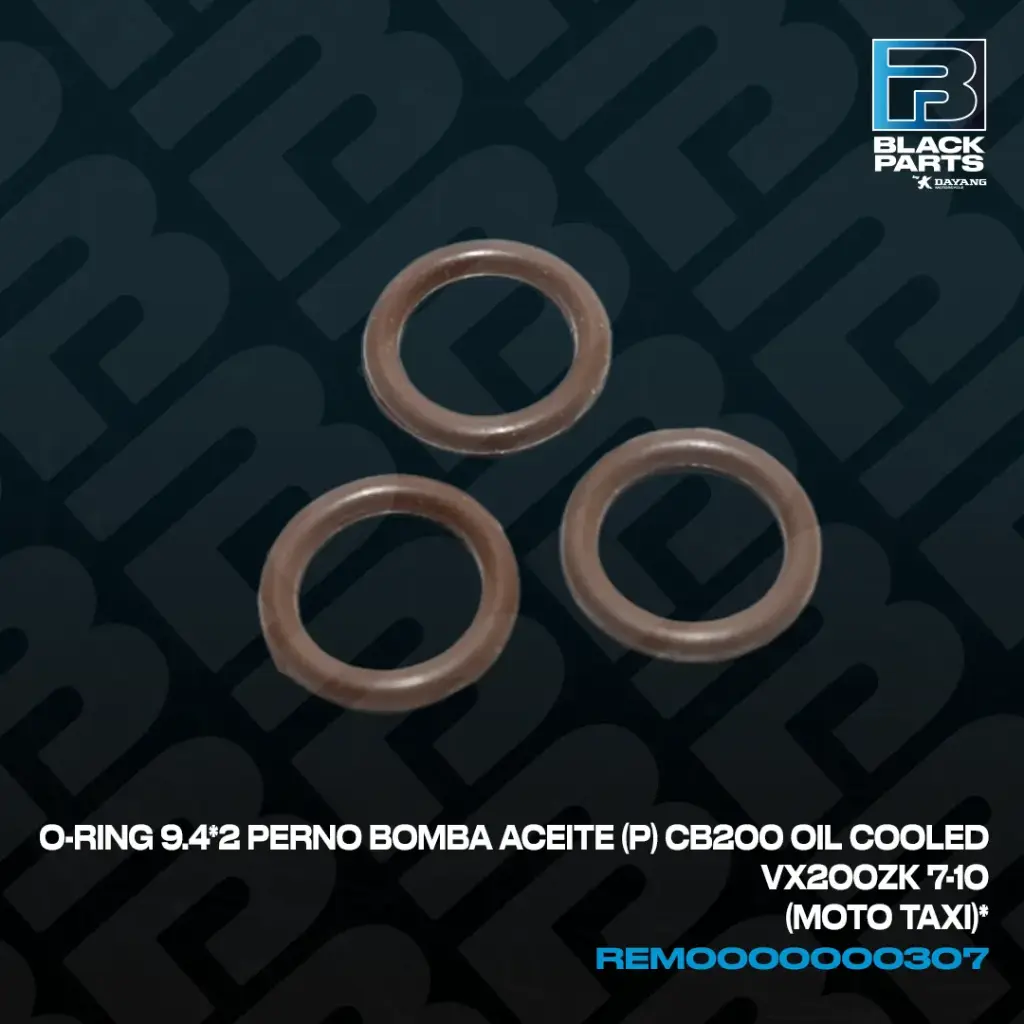 O-RING 9.42 PERNO BOMBA ACEITE (P) CB200 OIL COOLED VX200ZK 7-10