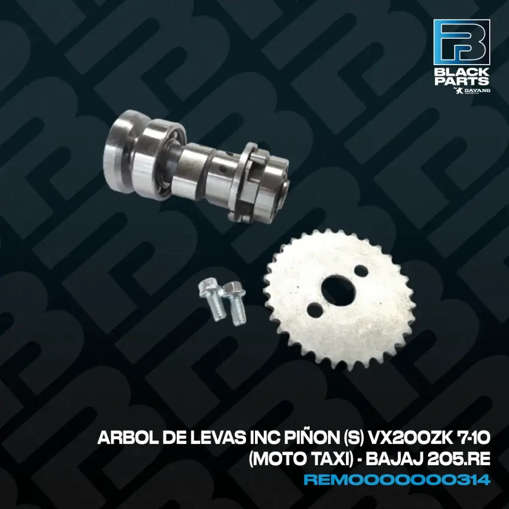 ARBOL DE LEVAS INC PIÑON (S) CB200 OIL COOLED VX200ZK 7-10 