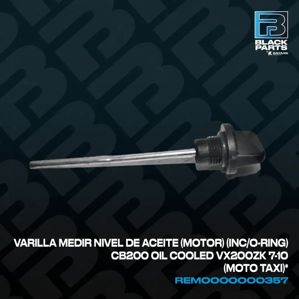 VARILLA MEDIR NIVEL DE ACEITE CB200 / MOTO-TAXI  / MOTOR.1 / VYCAST 200ZK / RCJ