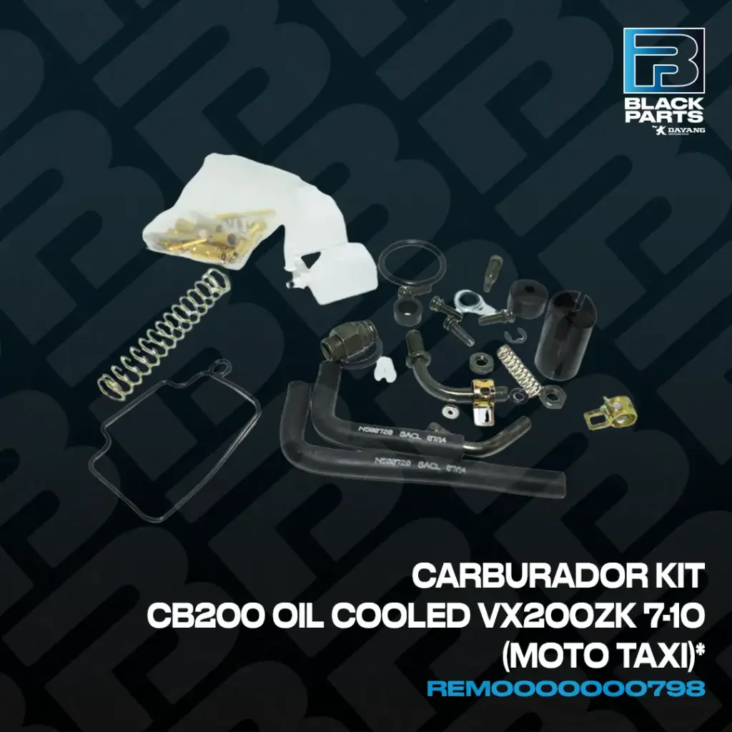 CARBURADOR KIT CB200 OIL COOLED VX200ZK 7-10