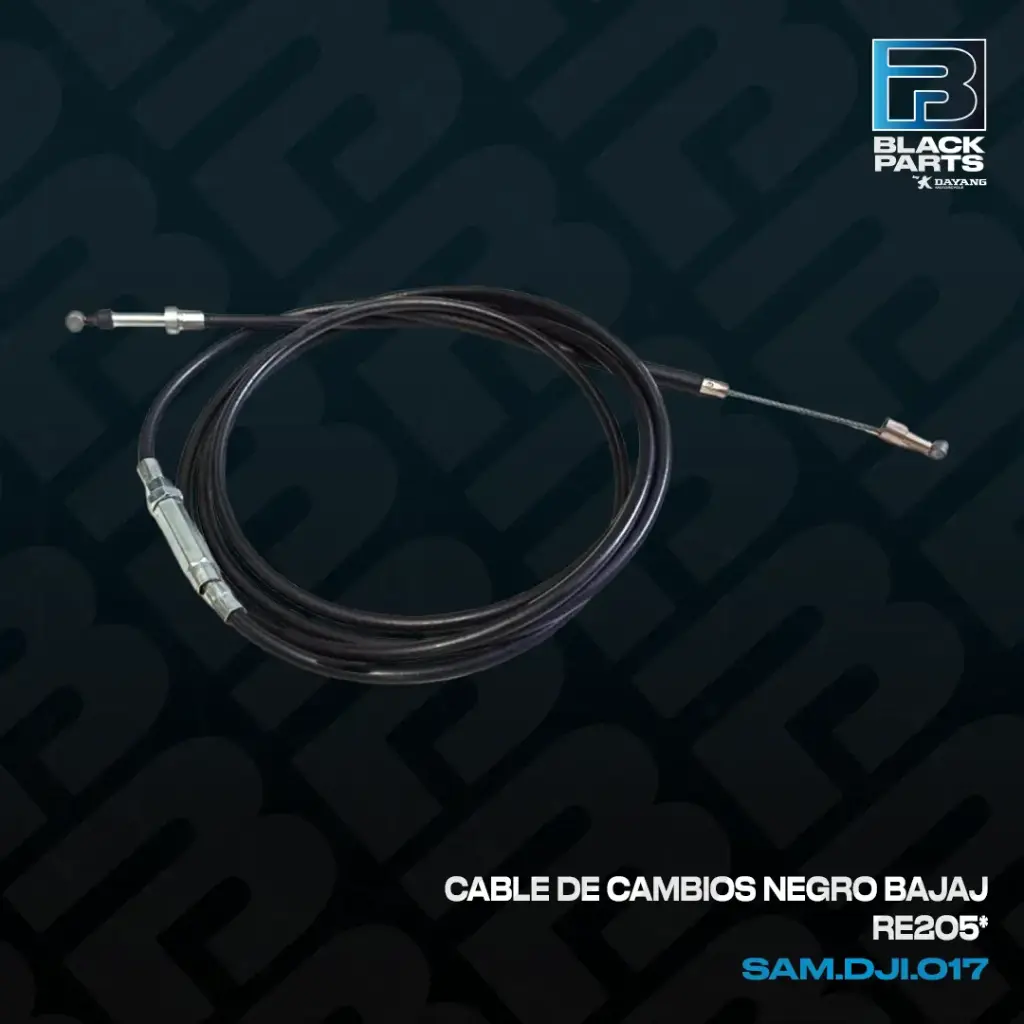 CABLE DE CAMBIOS NEGRO BAJAJ RE205