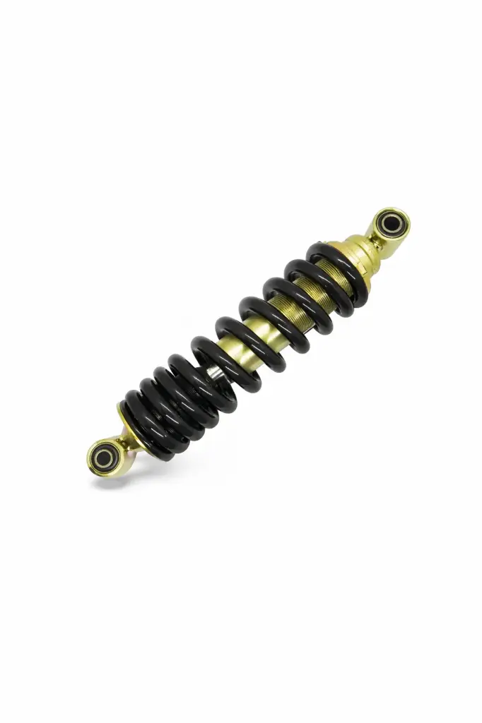 AMORTIGUADOR CENTRAL MONOSHOCK GY200 DORADO CON RESORTE NEGRO LT: 340 mm