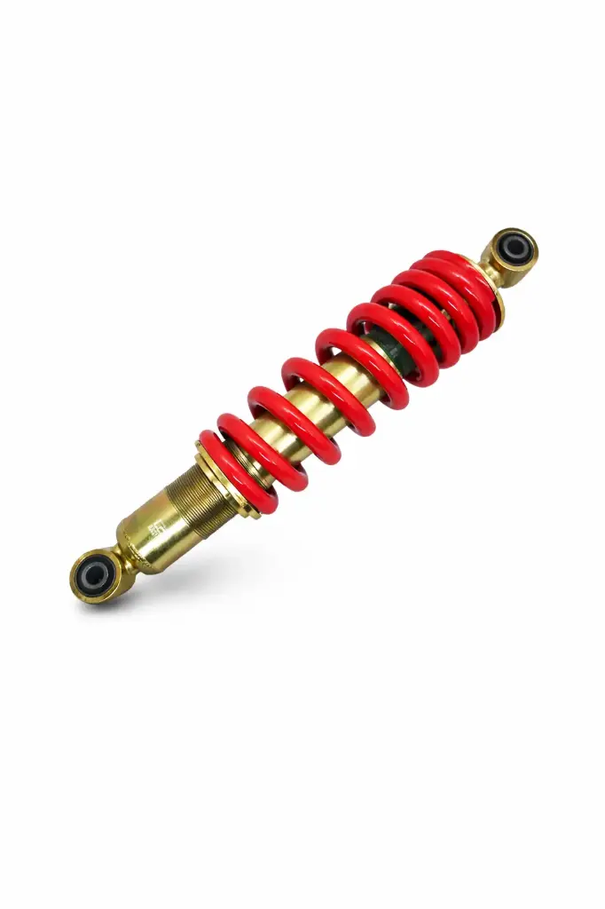 AMORTIGUADOR CENTRAL MONOSHOCK DY200 WOLF  (DORADO RESORTE ROJO LT: 360 mm)