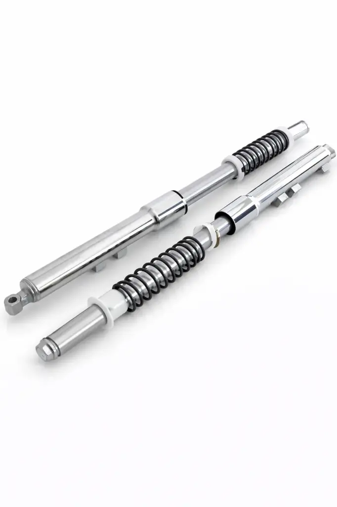 BARRAS TELESCOPICAS I/D CROMADA  AX100